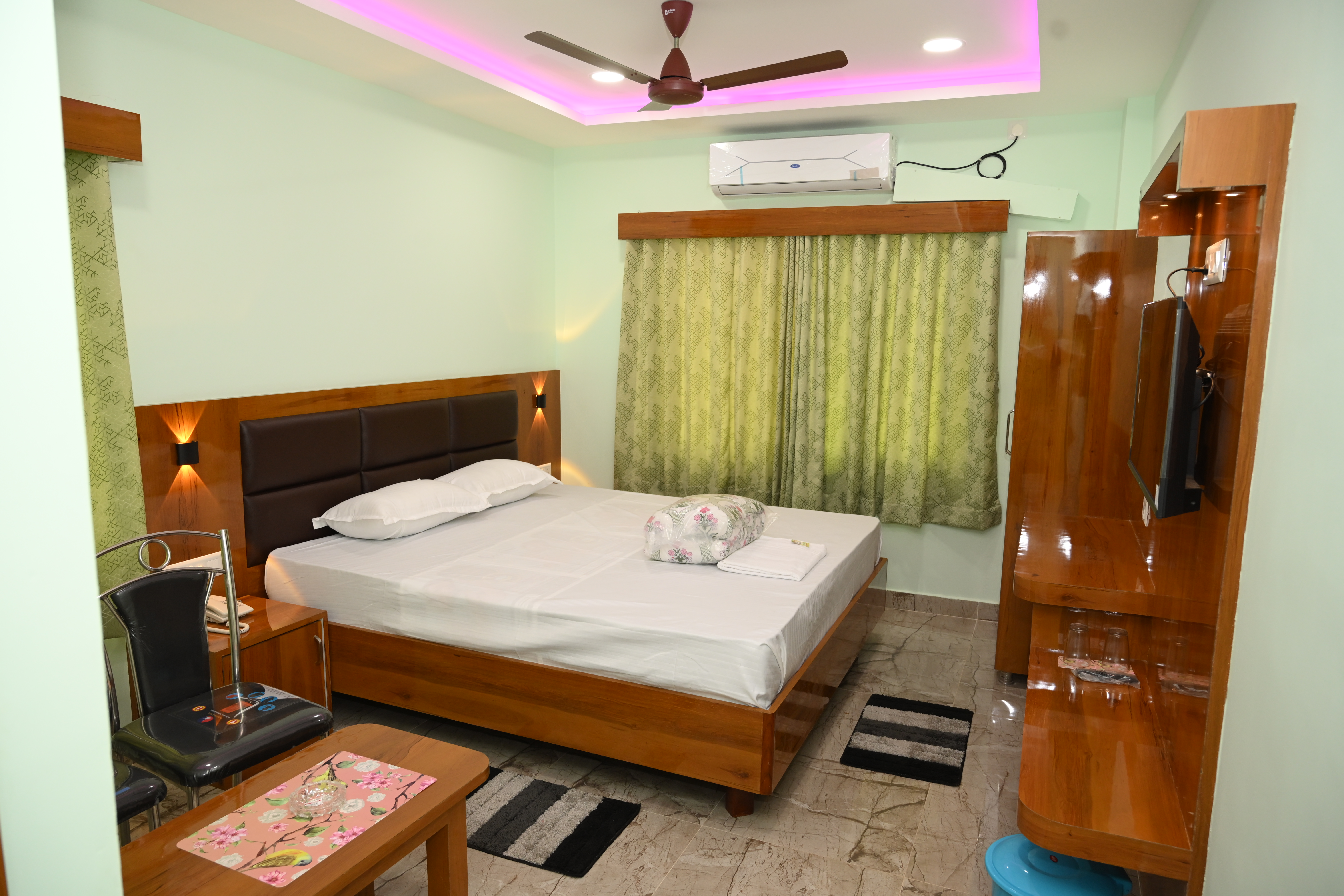 Experience a worry-free stay near Puri Beach in a spotless hotel with free WiFi and daily housekeeping.